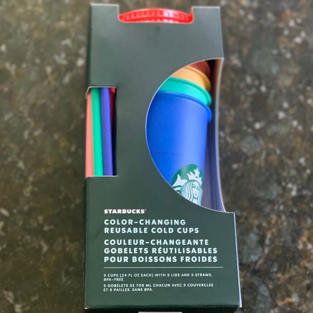 Starbucks Color Changing Reusable Cups